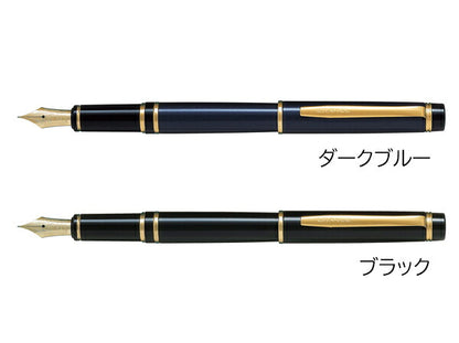 PILOT パイロット グランセ 万年筆 FGRC-12SR ブラック ダークブルー JAN:4902505638930