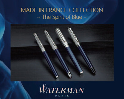 WATERMAN ウォーターマン カレン・デラックス ブルーST スペシャルエディション ボールペン 2166425 MADE IN FRANCE COLLECTION The Spirit of Blue JAN:3026981664250