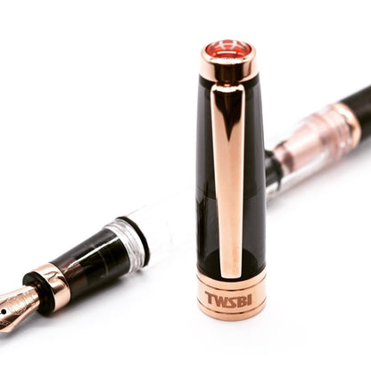 TWSBI ツイスビー 万年筆 ダイヤモンド580 スモーク ローズゴールドTW100736/TW100737/TW100738/TW100739/TW100740 JAN:4711467445643