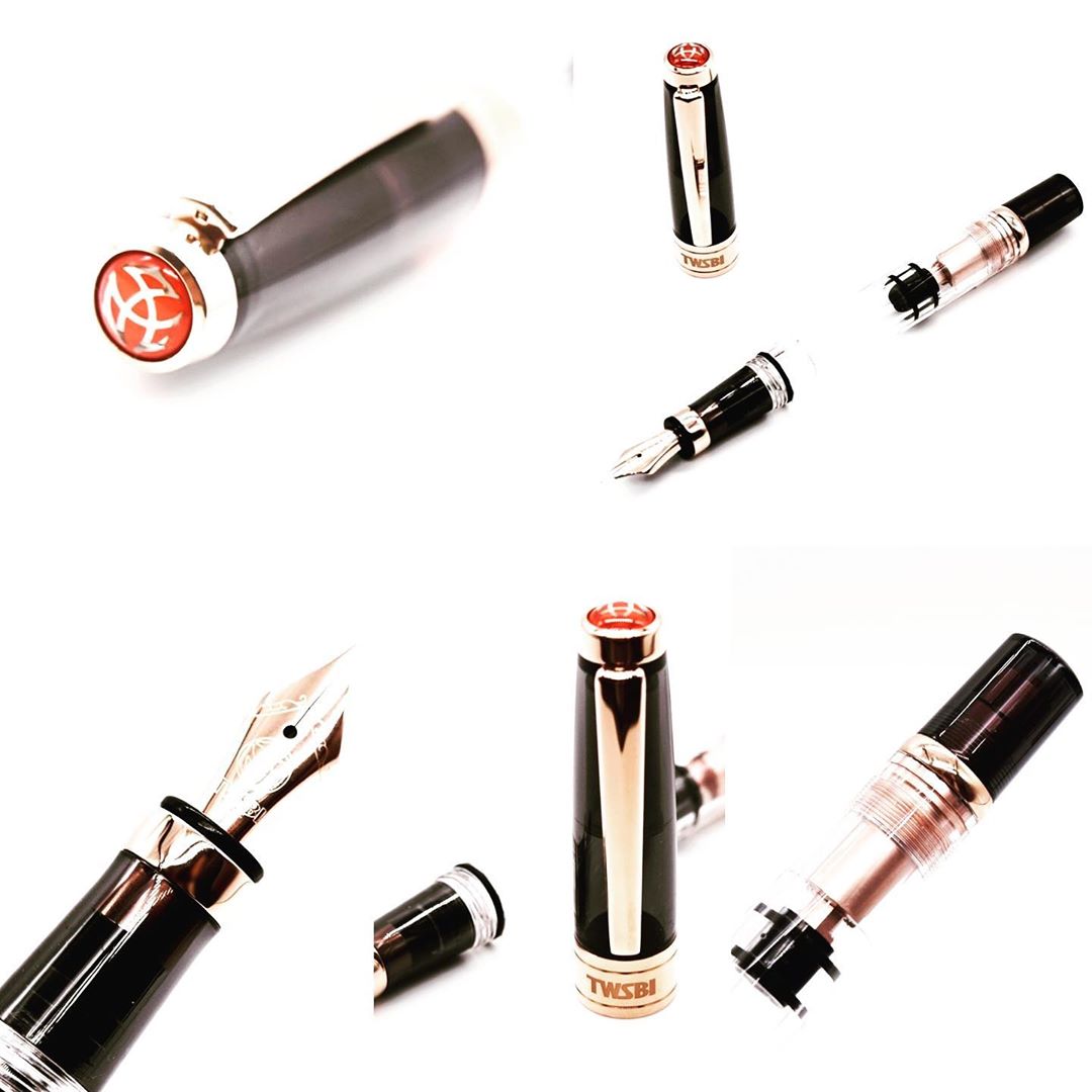 TWSBI ツイスビー 万年筆 ダイヤモンド580 スモーク ローズゴールドTW100736/TW100737/TW100738/TW100739/TW100740 JAN:4711467445643